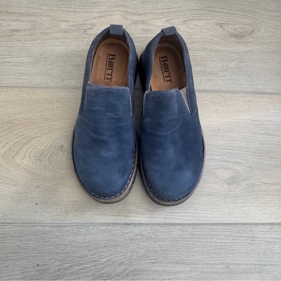 Born Bryson Dark Blue Distressed Loafers main image 6